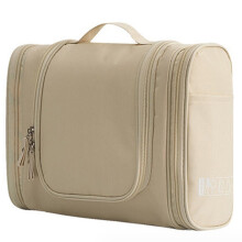 Hängender Reise-Kulturbeutel, beige, 4 Fächer