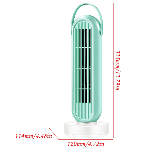 Hiroekza desktop tårnventilator USB-drevet 2
