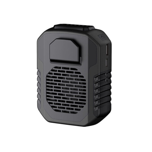 Ventilator voor op de taille, draagbare powerbank, 2-in-1 koelventilator