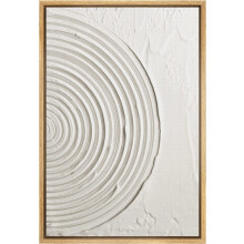 Tableau sur toile géométrique abstrait en spirale 24 x 36 pouces