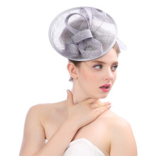 Chapeau bibi pour femme avec rubans en maille et