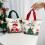 Jultygkasse med festlig design 26 cm x 26 cm 7