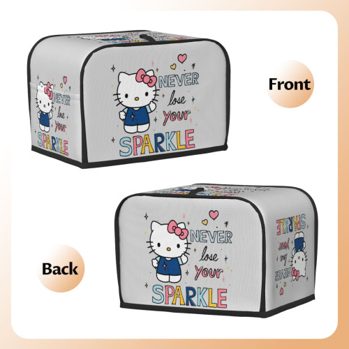 Hello Kitty Toasterabdeckung für 2-Scheiben-Toaster mit breiten Schlitzen 2