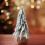 Mini Christmas Tree with Snow Effect 6.3x6.3x9.8 in Green 3