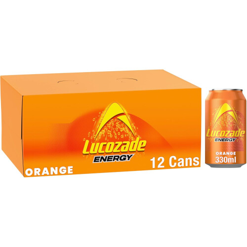 Lucozade Lucozade Energy Drink Orange 12x330ml