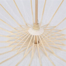 3PCS Paper Parasol Wedding Umbrella Party Favor 60cm Bamboo Umbrellas for Bridal Shower Centerpieces Photo Props