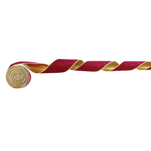 Jacenvly Christmas ribbon 6.3 cm wide 1