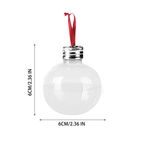 Christmas Tree Ornament Clear Plastic Bottle 17oz 1 Pack 2