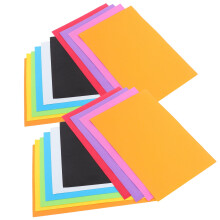 Folhas decorativas de papel esponja para artesanato (20 unidades)