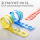 Flexible Ruler Green30cm Bendable Soft Plastic 5