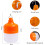 Lanterne de camping LED LINLIN 500 lumens, lot de 2, orange 2