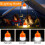 Lanterne de camping LED LINLIN 500 lumens, lot de 2, orange 4