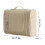 Hängender Reise-Kulturbeutel, beige, 4 Fächer 2