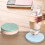 Sets de table décoratifs blancs absorbants, lot de 4 pièces 5