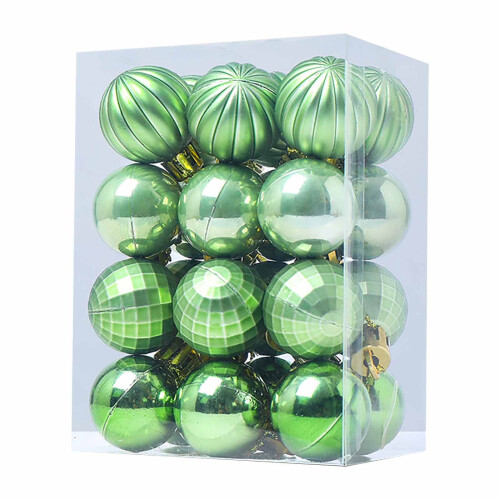 WICVIK blue Christmas balls 3 cm 24 pcs 1