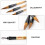 Set di 3 pennelli per calligrafia cinese 4