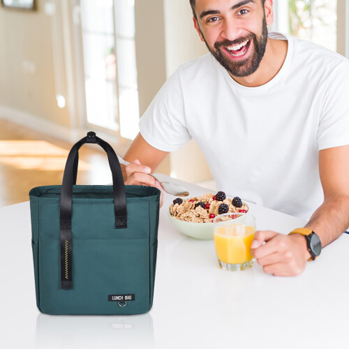 Isolierte Lunchtasche, wiederverwendbare Kühltasche, 1er-Pack 1
