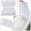 Tapis de bain antidérapant en caoutchouc blanc pour baignoire 3