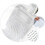 Tapis de bain antidérapant en caoutchouc blanc pour baignoire 4
