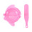 Hernalise deegpers voor roze dumplings 1