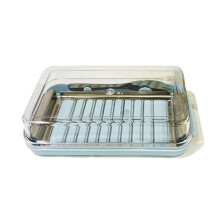 Boîte à beurre avec couvercle transparent (1 pièce)