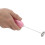 Elektrischer Milchaufschäumer, Handgerät, Edelstahl, Rosa 4