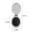Folding Hair Brush with Mirror Round Compact Massage Comb 3