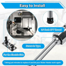 RV Water Heater Elements Kit Compatible with Suburban Water Heater,Include Magnesium Anode Rod,Electric Heating Element