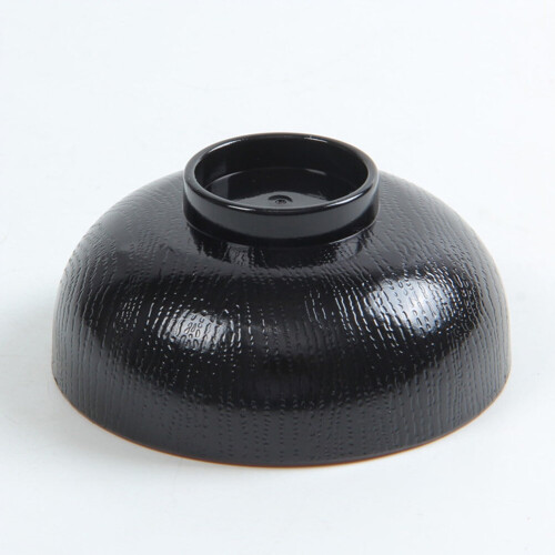 Japanese Miso Bowl Black Textured 1 Piece 1