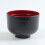 Japanese Miso Bowl Black Textured 1 Piece 5