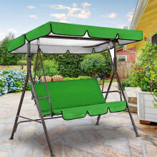 Toldo Oxford impermeable para columpio de jardín, 64x44x6 pulgadas.