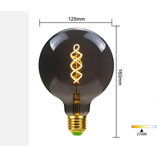 Bec Edison vintage E27 4W iluminat decorativ 2