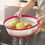 Couvercle alimentaire pliable sans BPA, compatible micro-ondes, 1 pièce 1