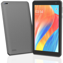 Android-tablet, 7 inch, quad-core processor, 1 GB RAM, 16 GB opslag.