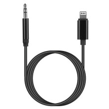 Adaptor auxiliar iOS cu 8 pini la 3,5 mm, pachet de 2