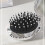 Folding Hair Brush with Mirror Round Compact Massage Comb 4