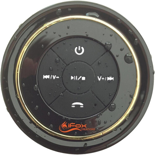 Enceinte de douche Bluetooth portable iFox étanche IPX71
