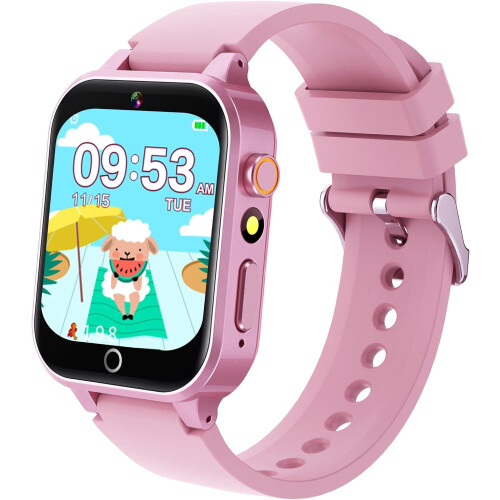 Smartwatch per bambini dai 5 ai 12 anni con 26 giochi e schermo touch HD.