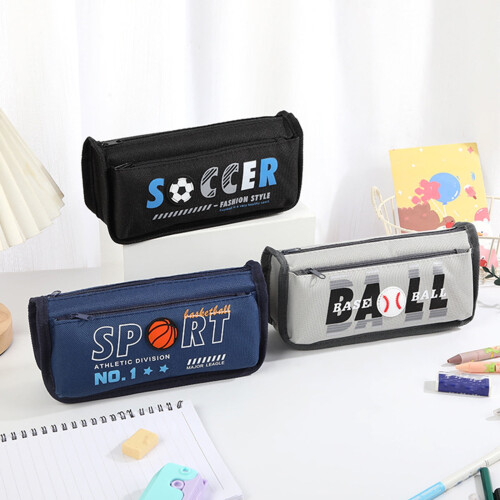 Lucky Pencil Case Blue Big Capacity School Organizer 2