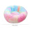 Donut Dog Bed Warm Round Washable Pink 2
