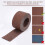 Alça de couro integral marrom 2" x 78" 1 rolo 5