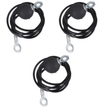 Fitness Wire Rope Cable Attachments for Gym Wrist Steel Set