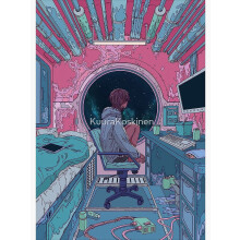 Capsule Apartment Modern Art Decor Unframed