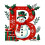 Décoration de sapin de Noël avec initiale (26 lettres) 2
