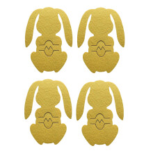 Bolsas de tela para cubiertos, decoración de Pascua, 4 piezas