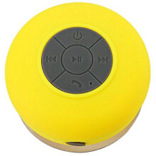 Boxă portabilă wireless impermeabilă cu microfon, galbenă