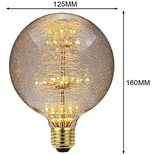 Lâmpada decorativa LED com filamento Edison E27 2300K 1