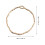 Accesorii decorative pentru cercei, rotunde, neregulate, 40 buc. 3