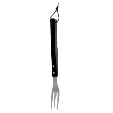 Conjunto de pinça, garfo e pá para churrasco em aço inoxidável (1 unidade).