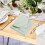 Serviettes de table carrées en satin, décoratives, en papier, lot de 6 3